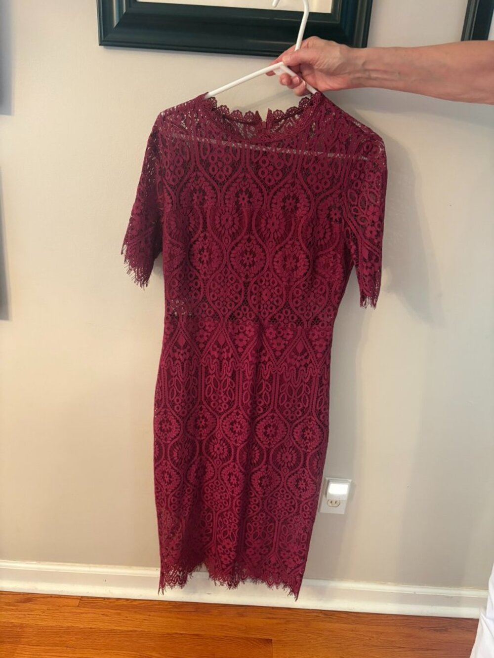 Crochet Lace Cocktail Dress